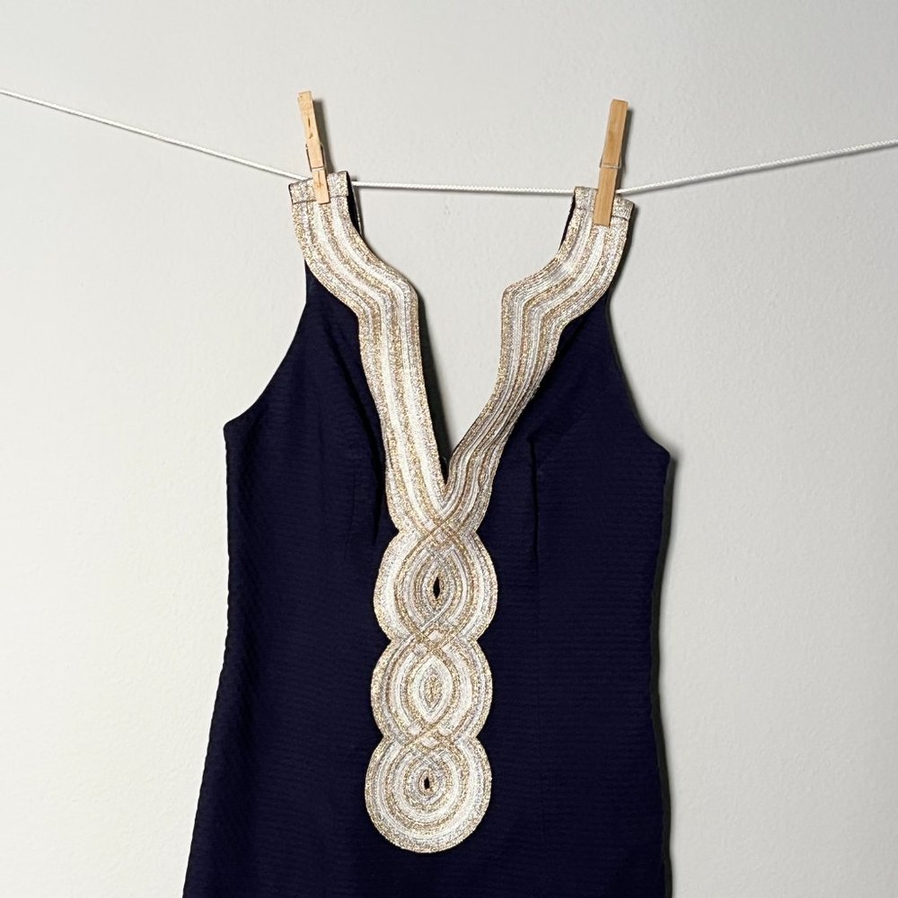 Lilly Pulitzer Navy Dress - Picture 2 of 9